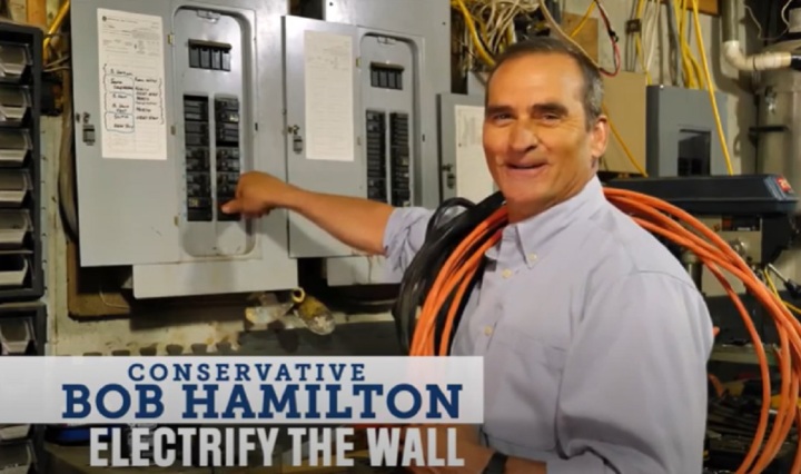 Bob hamilton electrify the wall ad