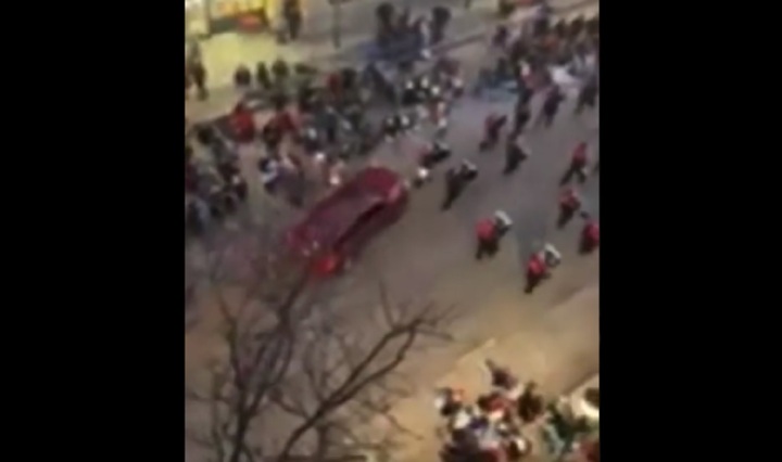 Video shows moment car plows through crowd at Wisconsin Christmas parade