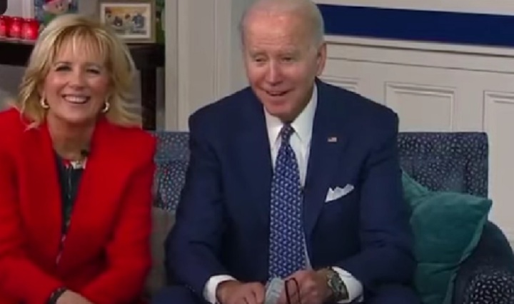 Joe Biden says lets go brandon
